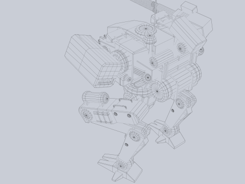 Battle Mech 3Dモデル
