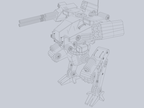 Battle Mech 3Dモデル