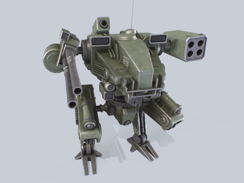 Battle Mech 3Dモデル