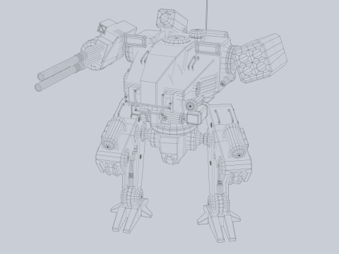 Battle Mech 3Dモデル