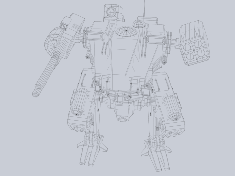 Battle Mech 3Dモデル