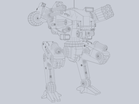 Battle Mech 3Dモデル