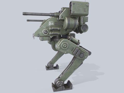 Battle Mech 3D Model