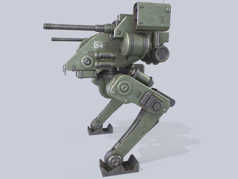 Battle Mech 3D Model