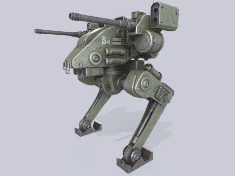 Battle Mech 3D Model