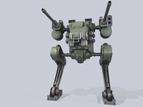 Battle Mech 3D Model