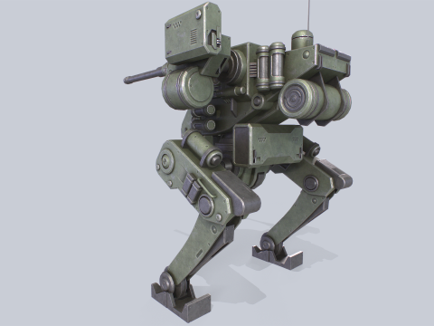 Battle Mech 3D Model