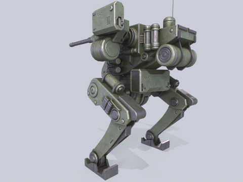 Battle Mech 3D Model
