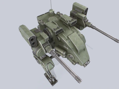 Battle Mech 3D Model