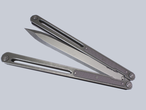 Butterfly knife 3D Model