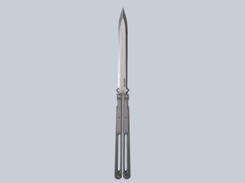 Butterfly knife 3D Model