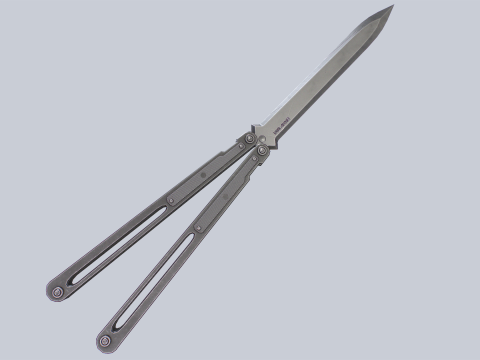 Butterfly knife 3D Model