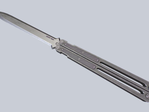 Butterfly knife 3D Model
