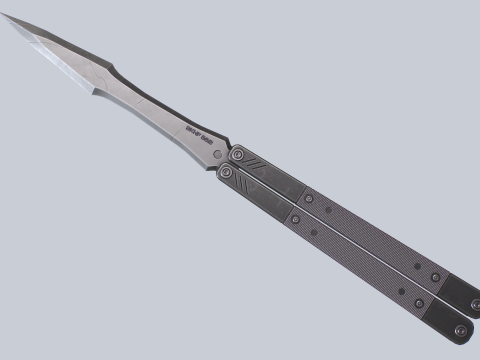Butterfly knife 3D 模型