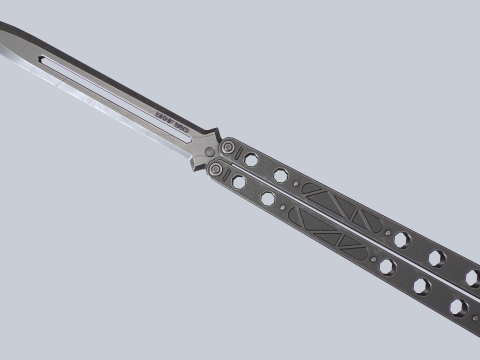 Butterfly knife 3Dモデル