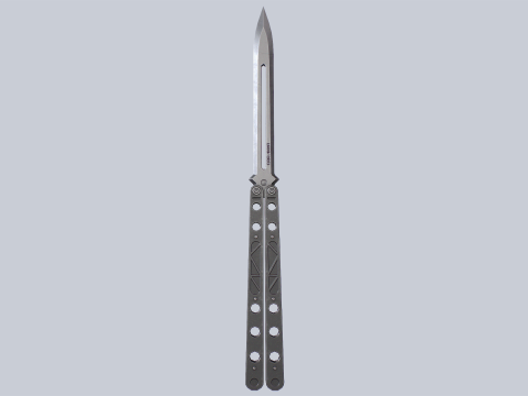 Butterfly knife 3Dモデル