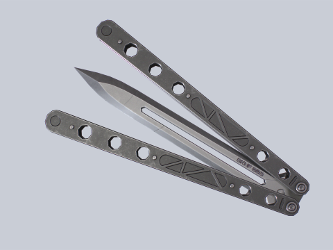 Butterfly knife 3Dモデル