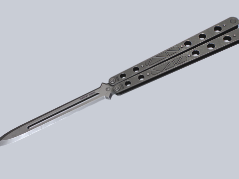 Butterfly knife 3Dモデル
