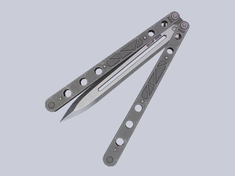 तितली चाकू 3D मॉडल