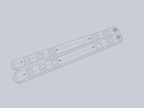 Butterfly knife 3Dモデル