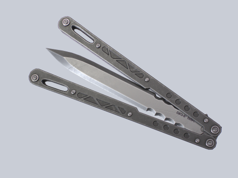 Butterfly knife 3D Model