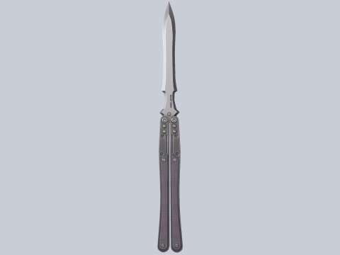 Butterfly knife 3D Model