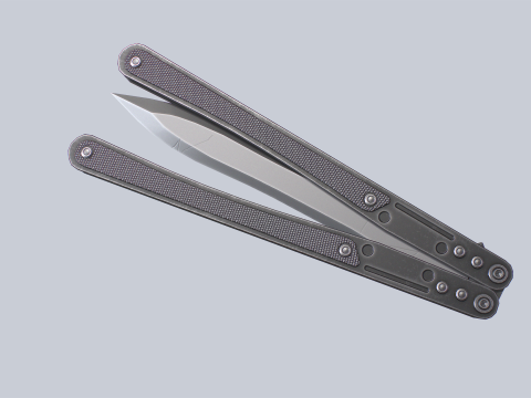 Butterfly knife 3D Model