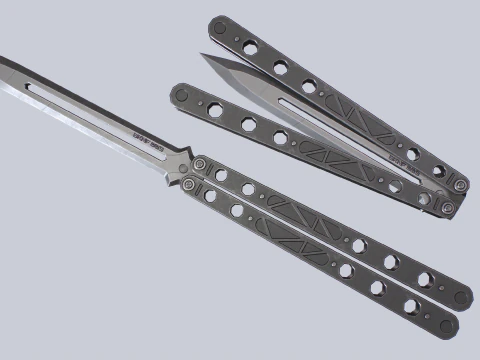 Butterfly knife collection 3D Model