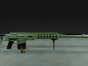 assault rifle Modello 3D
