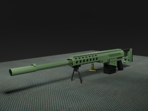 assault rifle Modello 3D