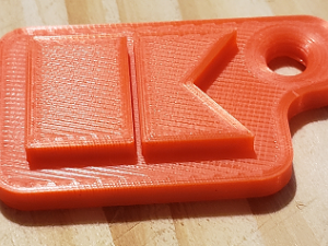 key chain international code flag letter a 3D 打印模型