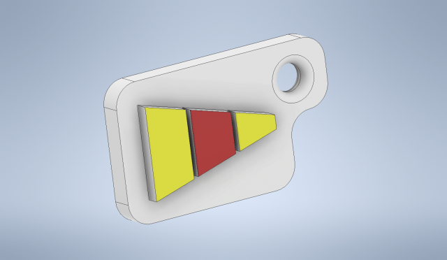 key chain international code flag number 0 3D-printmodel .c4d .max .obj .3ds .fbx .stl .blend 