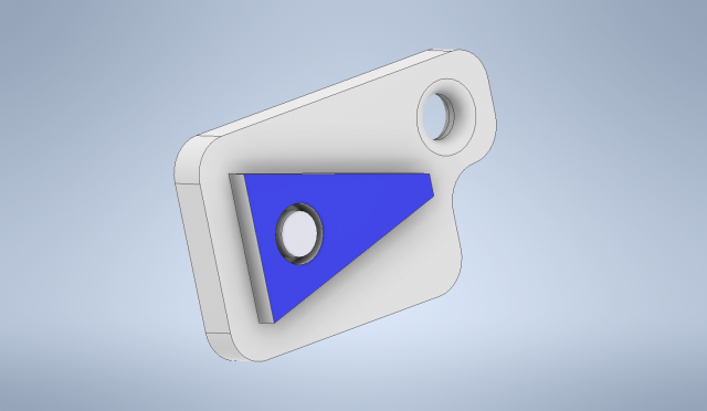 key chain international code flag number 2 Model Cetak 3D .c4d .max .obj .3ds .fbx .stl .blend 