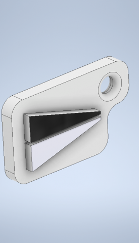 key chain international code flag number 6 Model do druku 3D .c4d .max .obj .3ds .fbx .stl .blend 