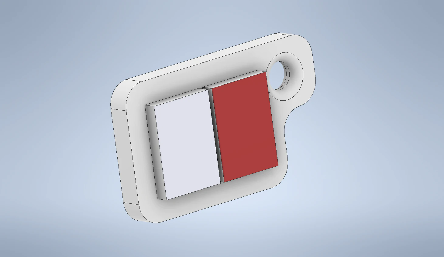 key chain international code flag letter h 3D Print Model .c4d .max .obj .3ds .fbx .stl .blend