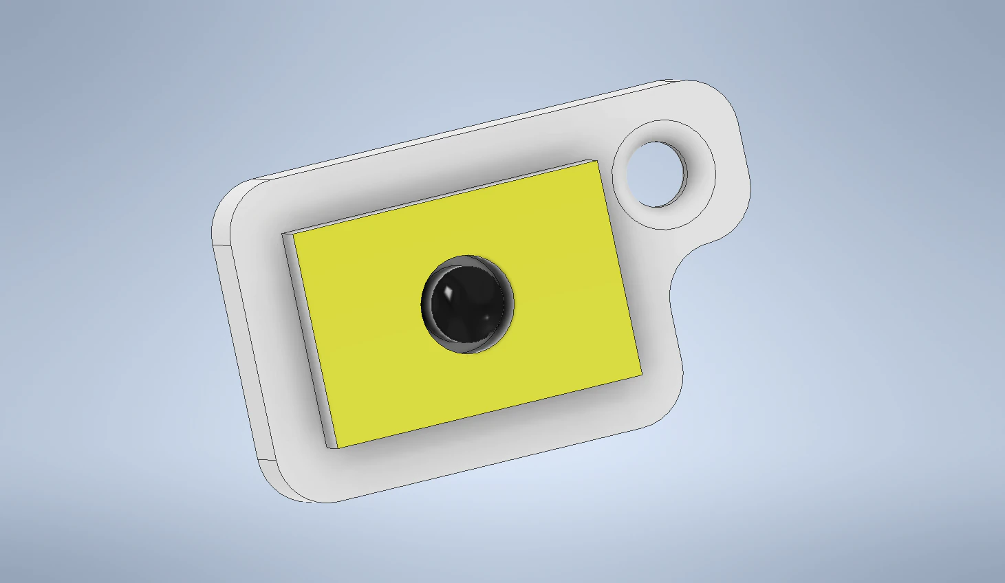 key chain international code flag letter i 3D Print Model .c4d .max .obj .3ds .fbx .stl .blend