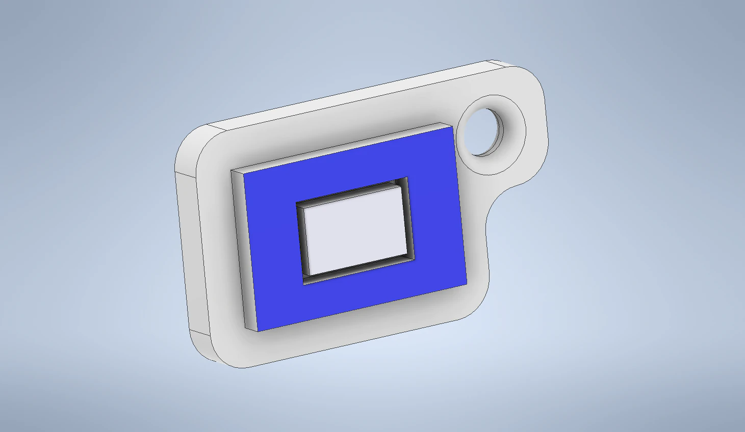 key chain international code flag letter p 3D Print Model .c4d .max .obj .3ds .fbx .stl .blend 