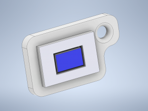 key chain international code flag letter s 3D 프린트 모델