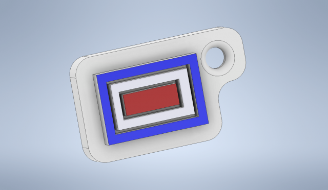 key chain international code flag letter w 3Dプリントモデル .c4d .max .obj .3ds .fbx .stl .blend 