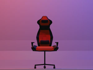 modern computer gaming chair 3D Model