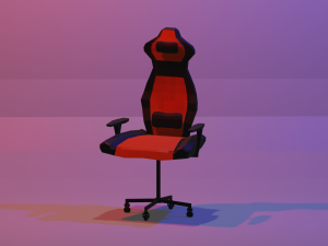 modern computer gaming chair 3D Model