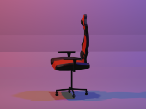 modern computer gaming chair 3D Model