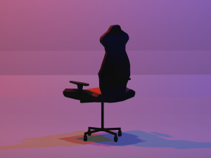 modern computer gaming chair 3D Model
