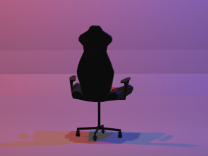 modern computer gaming chair 3D Model