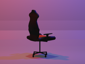 modern computer gaming chair 3D Model