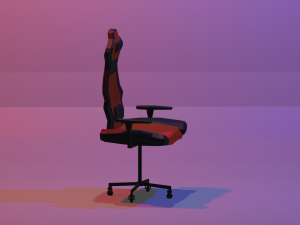 modern computer gaming chair 3D Model