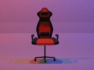 modern computer gaming chair 3D Model