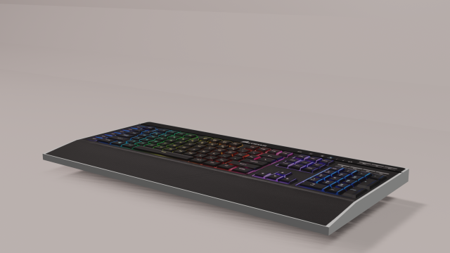 keyboard gaming low-poly low-poly low-poly 3D मॉडल .c4d .max .obj .3ds .fbx .stl .blend 