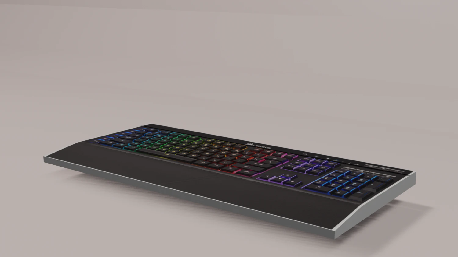 keyboard gaming low-poly low-poly low-poly 3D Model .c4d .max .obj .3ds .fbx .stl .blend 