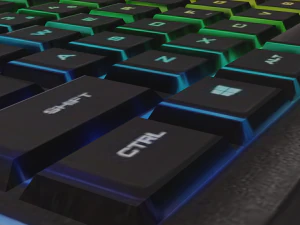 keyboard gaming low-poly low-poly low-poly 3D Model